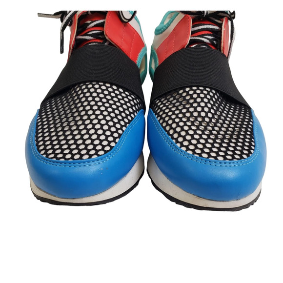 GUC Steve Madden Arctic Fashion Sneaker Colorblock Cutout Colorful Walking Shoes - Picture 8 of 16